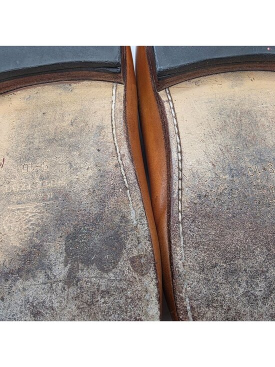 Allen Edmonds Wingham Mens Size 13 Tan Leather Tassel Dress Shoes Made in USA main image 12